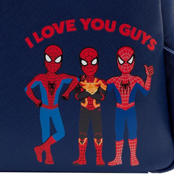 Exclusive - Spider-Man Triple Pocket Multi Logo Mini Backpack and Wallet - Picture 5 of 10